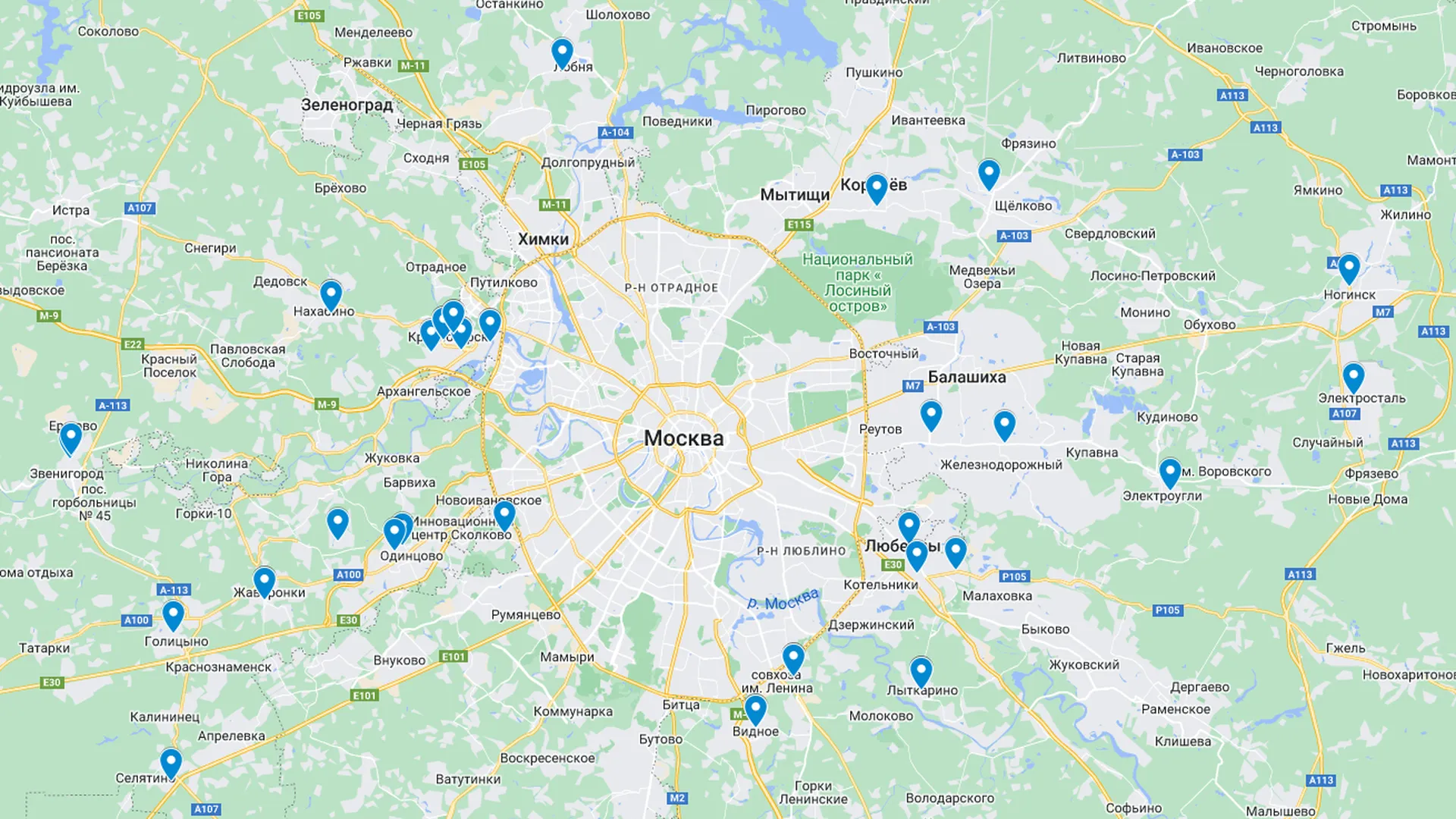 Где откроются ярмарки в Подмосковье в августе 2022 года. Карта