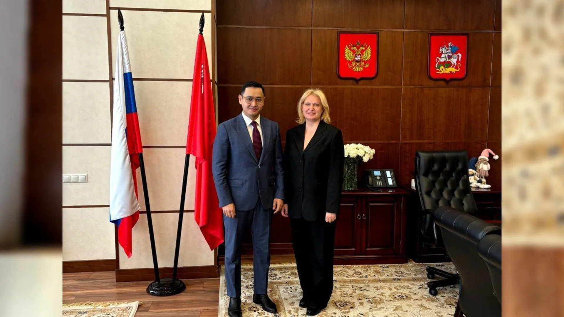 Зампред Нагорная встретилась с лидером узбекской диаспоры в России