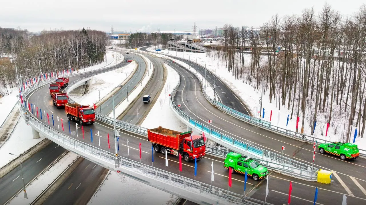 В столице открыли 2 путепровода в районе ТЦ «Мега Теплый Стан»