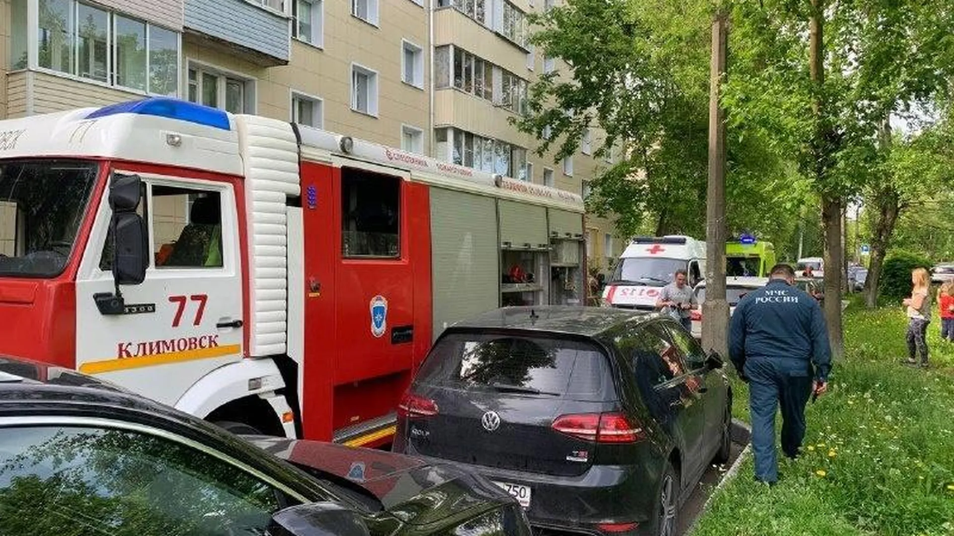 2 человека пострадали при пожаре в квартире на улице Ленина в Подольске |  РИАМО