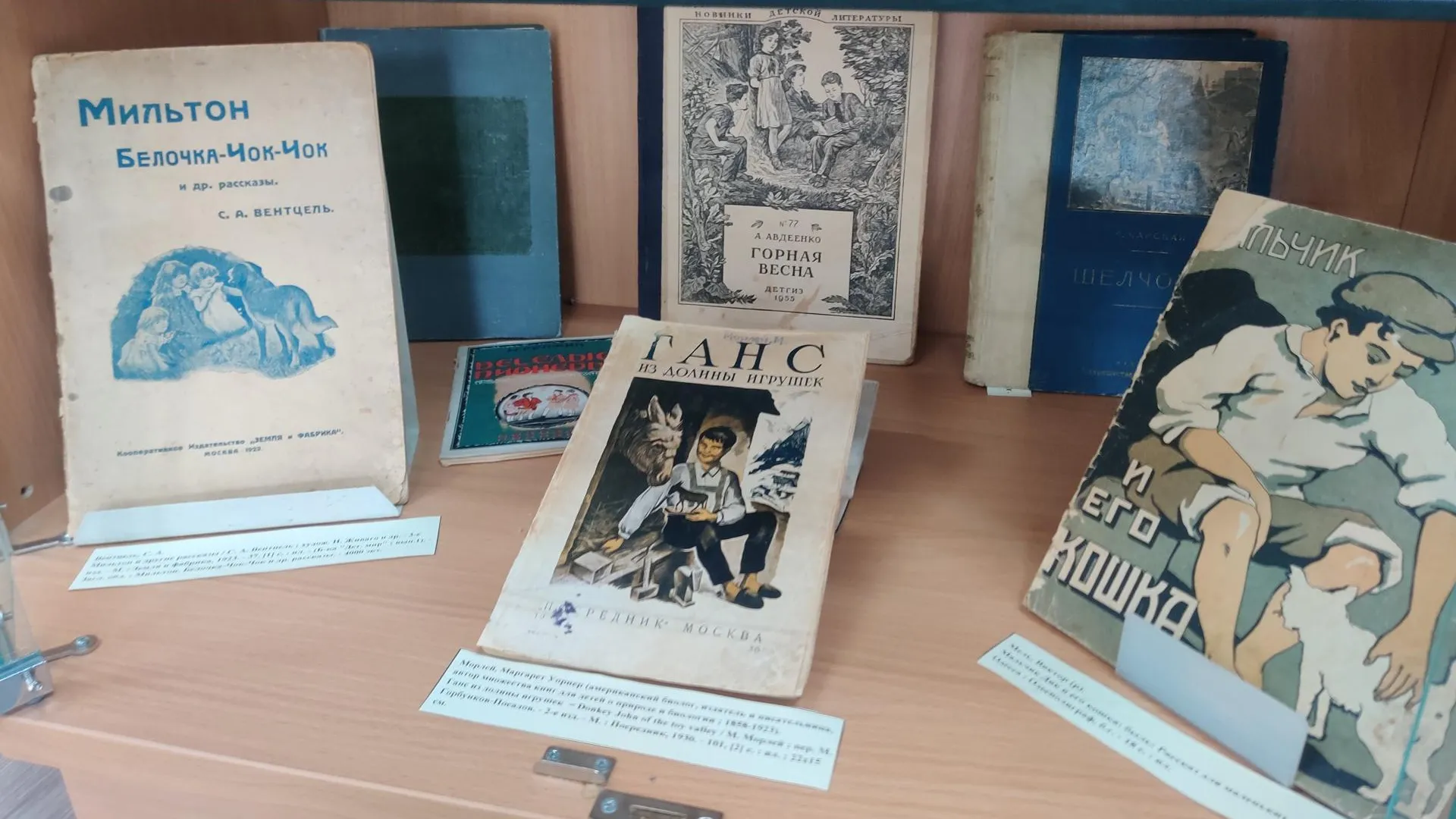 Детские издания со столетней историей представили на выставке в Красноармейске