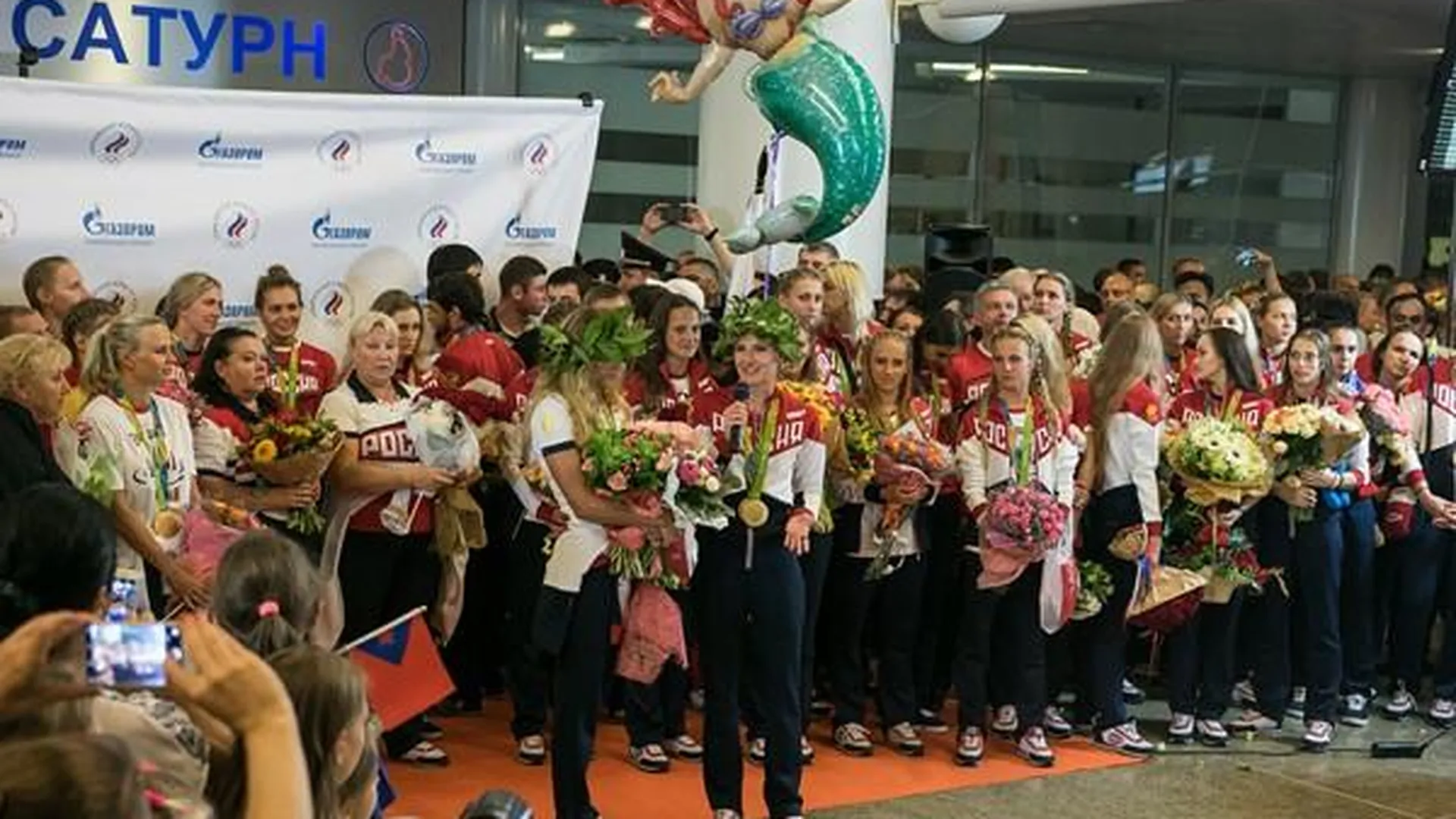Глава Минспорта Подмосковья поздравил российских олимпийцев, вернувшихся из Рио