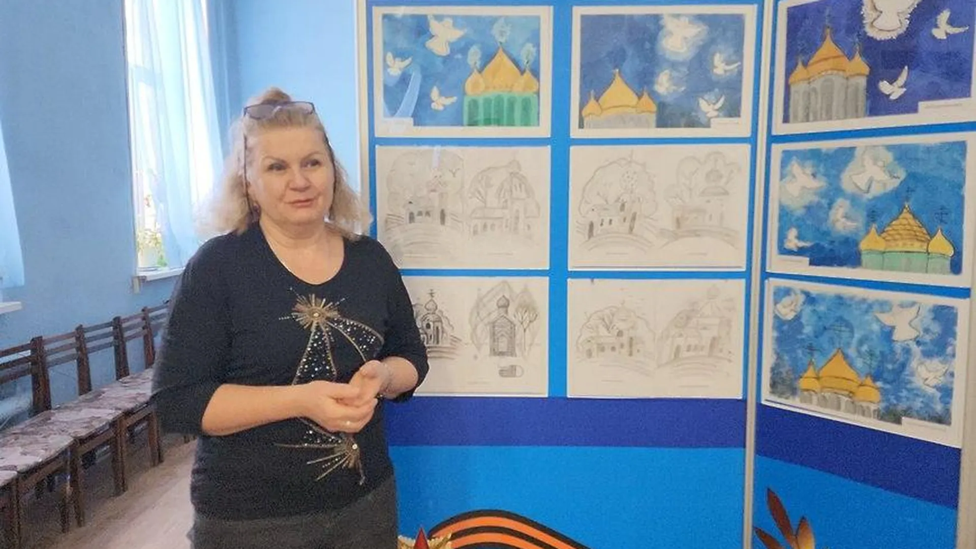 Выставка детских рисунков открылась в Волоколамском округе