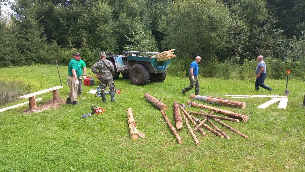 В Талдомском округе благоустроили новое место отдыха