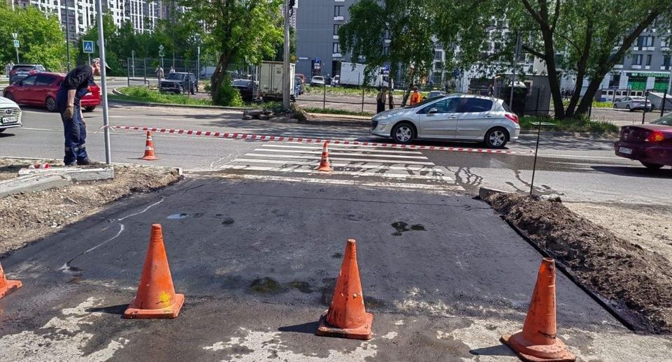 В Люберцах обустроили новый наземный пешеходный переход по просьбам жителей