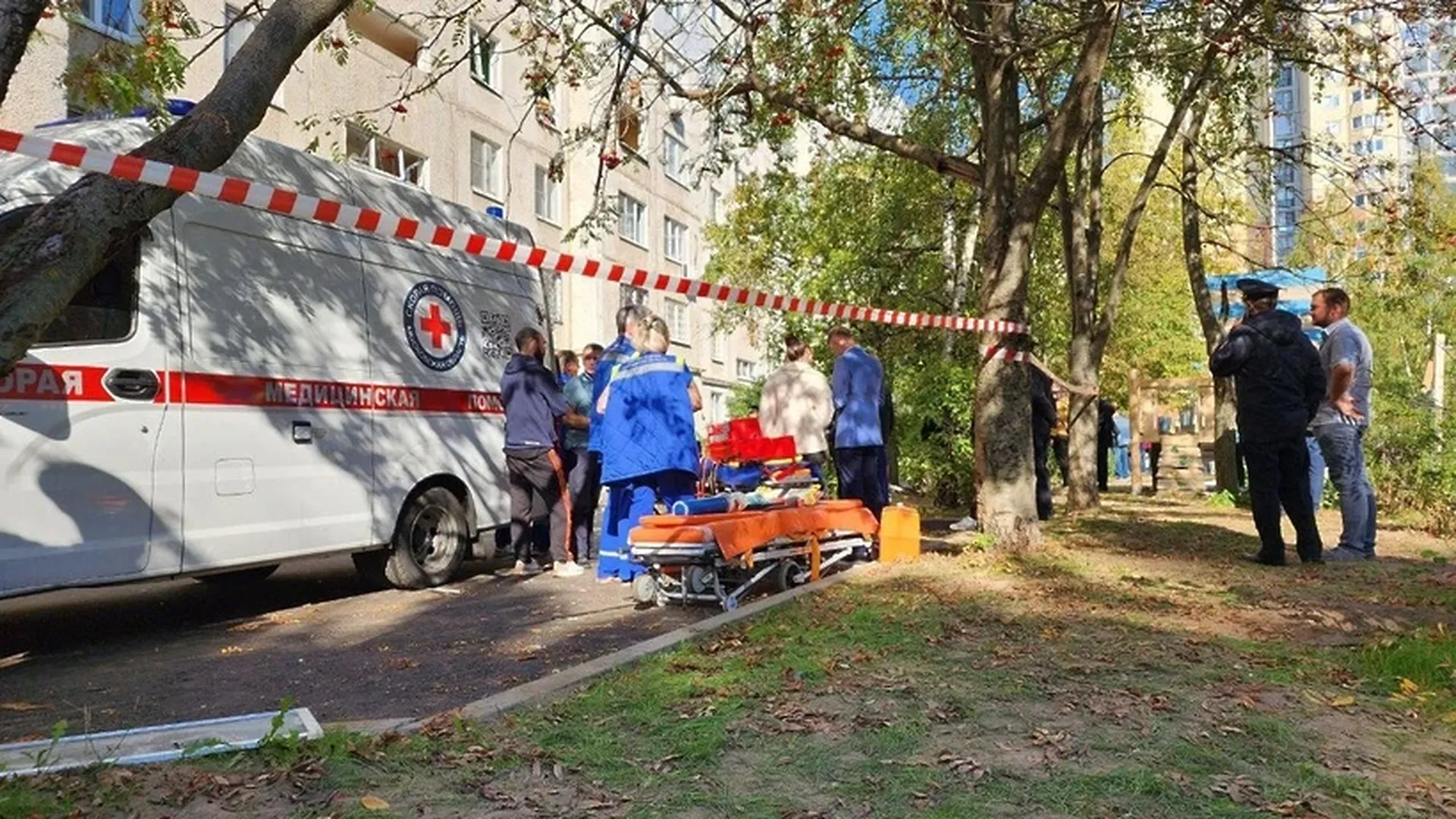 Второй пожар за день произошел в доме в Балашихе, где взорвался газ | РИАМО  в Балашихе