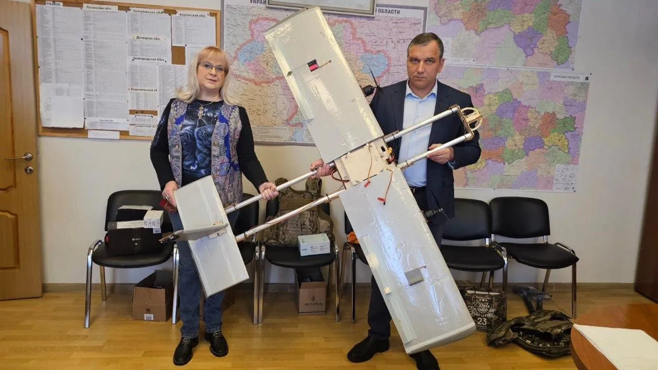 Беспилотник «Молния» стал частью выставки в честь СВО в музее Павловского Посада