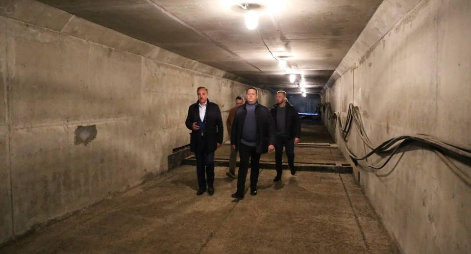 В Люберцах продолжается строительство подземного перехода