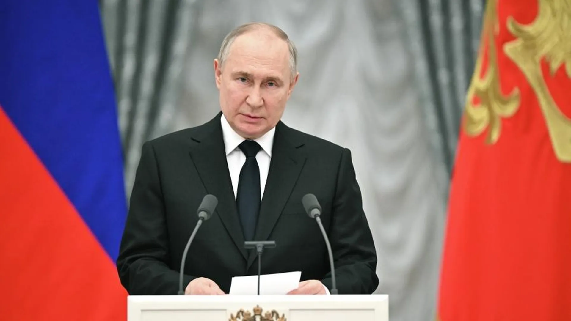 Путин поблагодарил Росгвардию за мужество и верность Родине