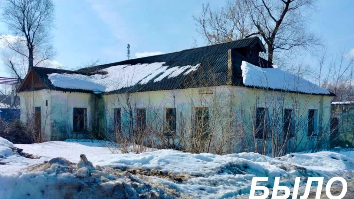 В Орехово-Зуевском округе снесли заброшенное здание бывшей столовой