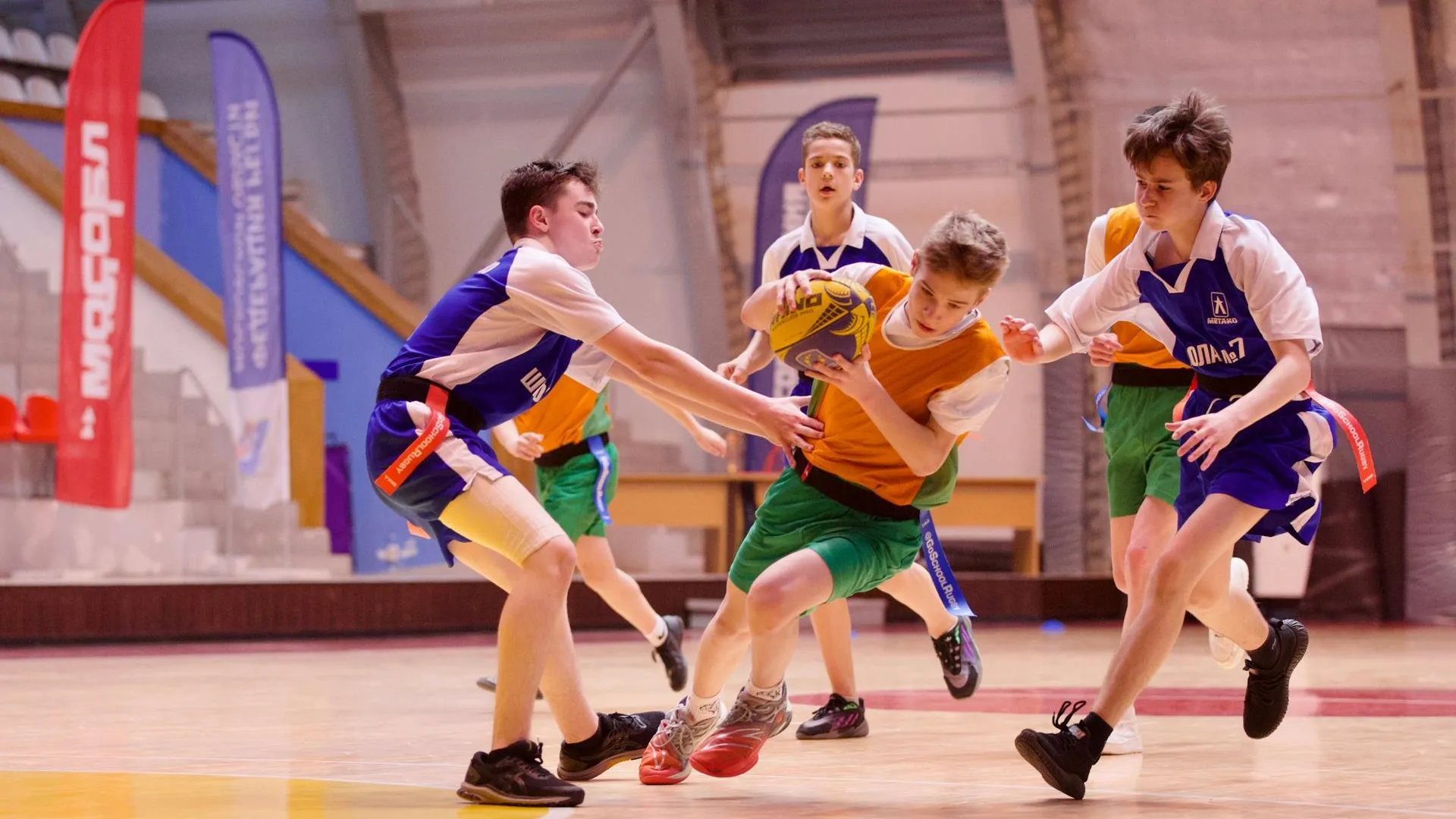 В Ногинске прошли соревнования муниципального этапа «Школьной лиги тэг‑регби»