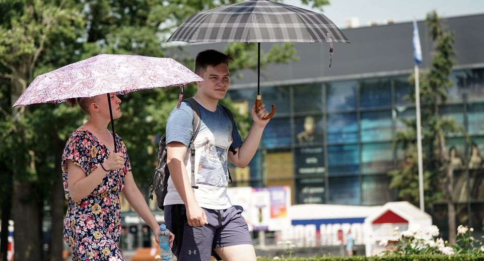 В Москве объявили «оранжевый» уровень опасности из-за жары
