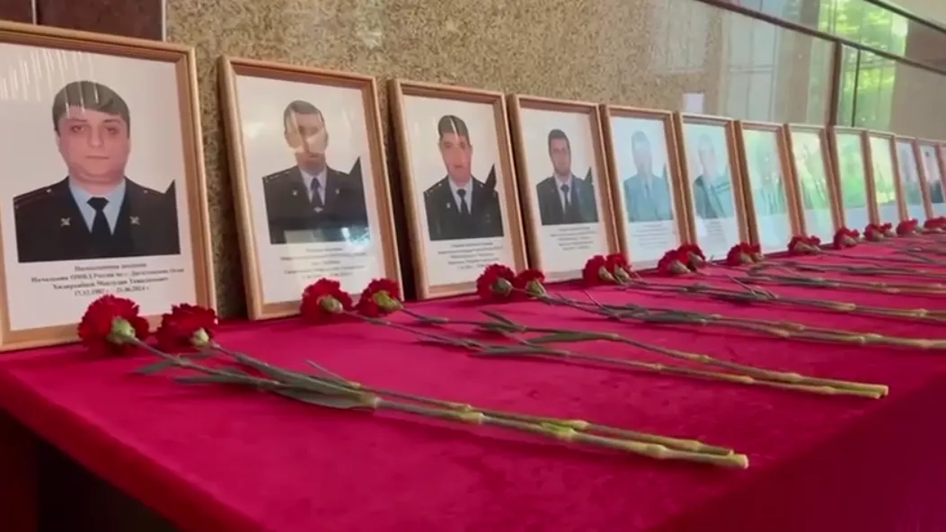 Названы имена полицейских, погибших при теракте в Дагестане