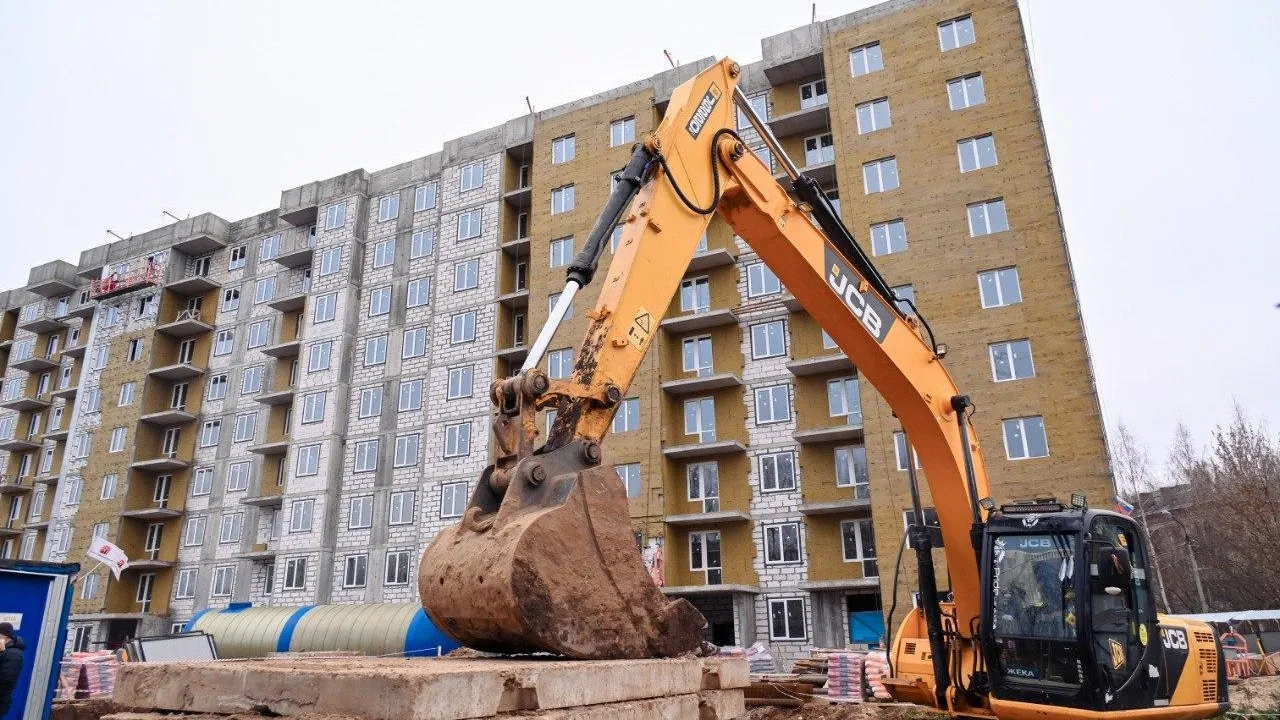 В Сергиевом Посаде продолжается строительство многоквартирного жилого дома
