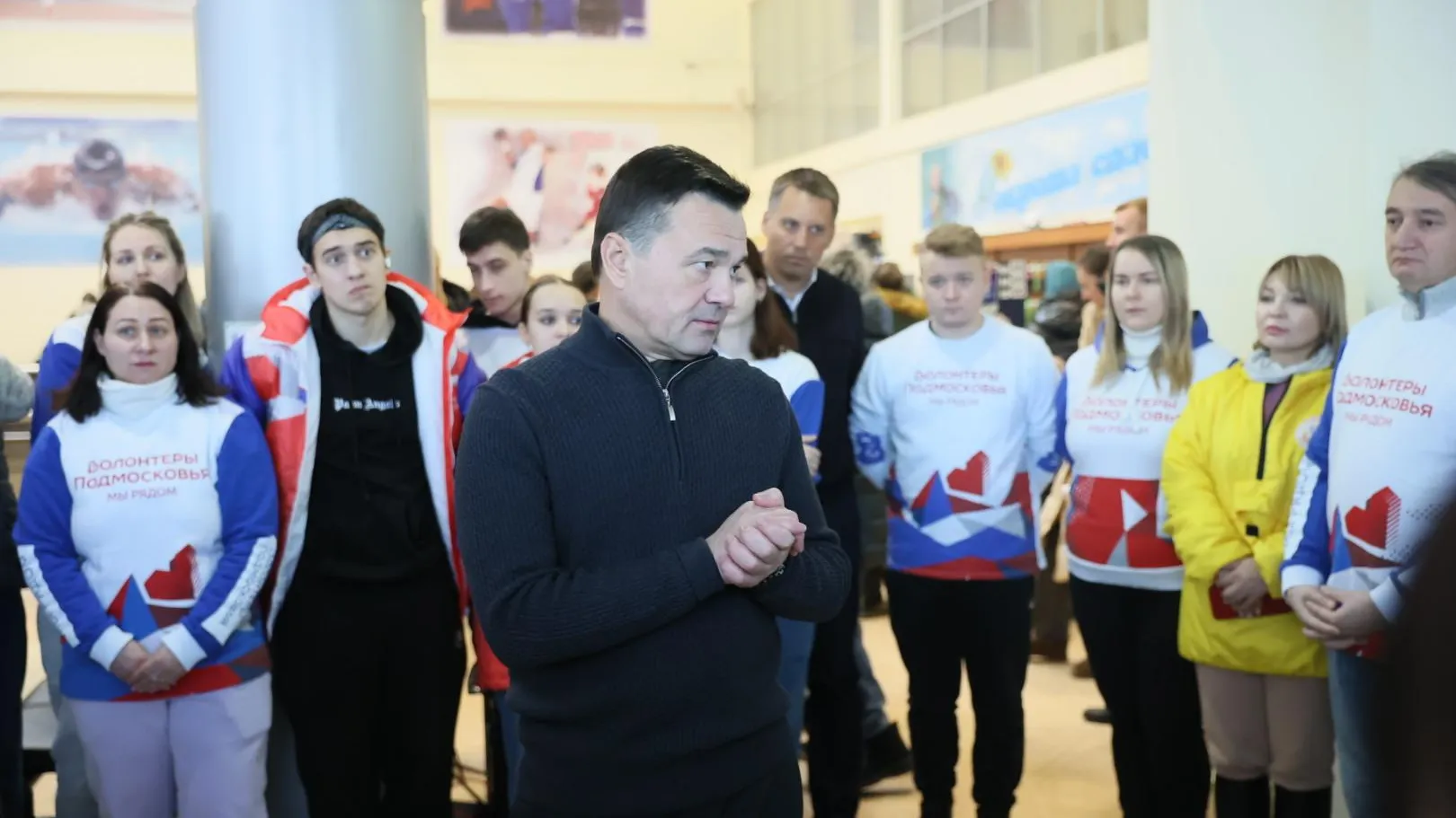 Губернатор Подмосковья рассказал, как волонтеры помогают жителям Климовска
