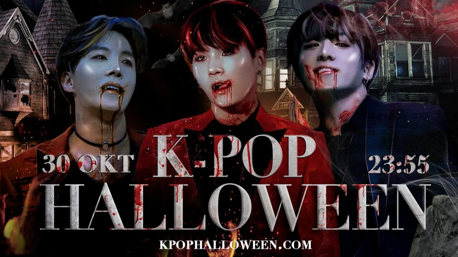 страница Asian Night: K-POP Halloween 2020 в соцсети «Вконтакте»