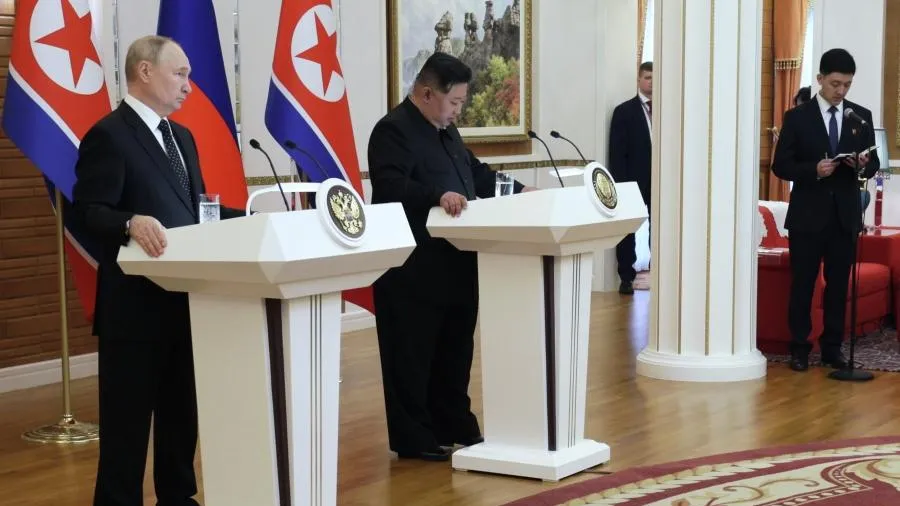 Путин и Ким Чен Ын подписали договор, предусматривающий помощь в случае агрессии