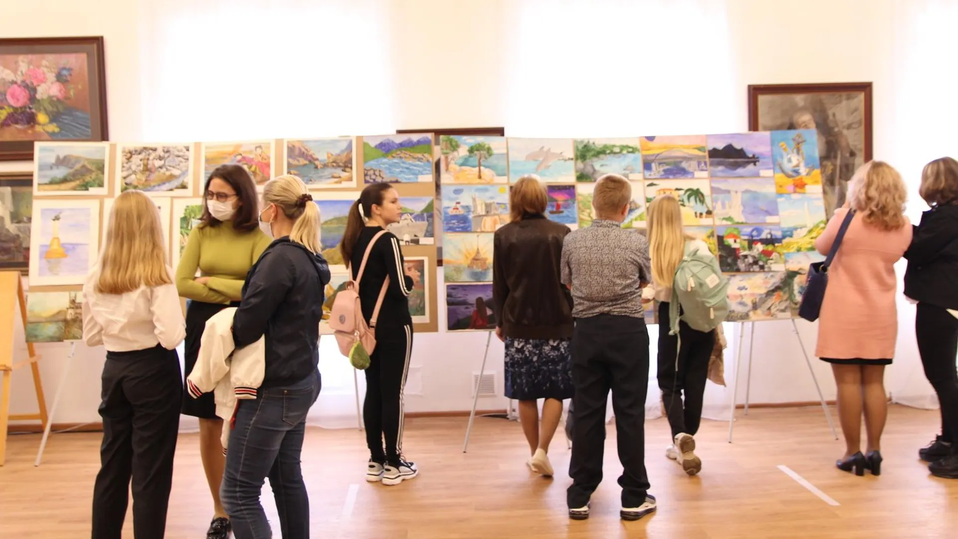 Областная выставка детских рисунков «Крым в моем сердце» открылась в Коломне