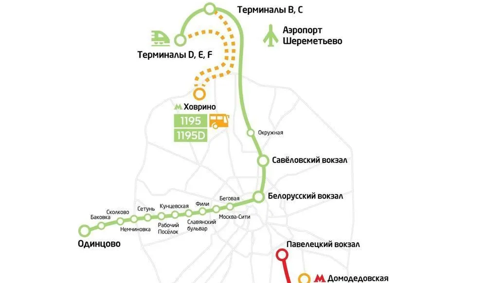 Расписание поездов «Аэроэкспресс» изменится 9–11 августа в Подмосковье