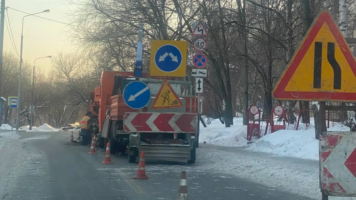 Работы по содержанию дорог провели в 5 округах Подмосковья