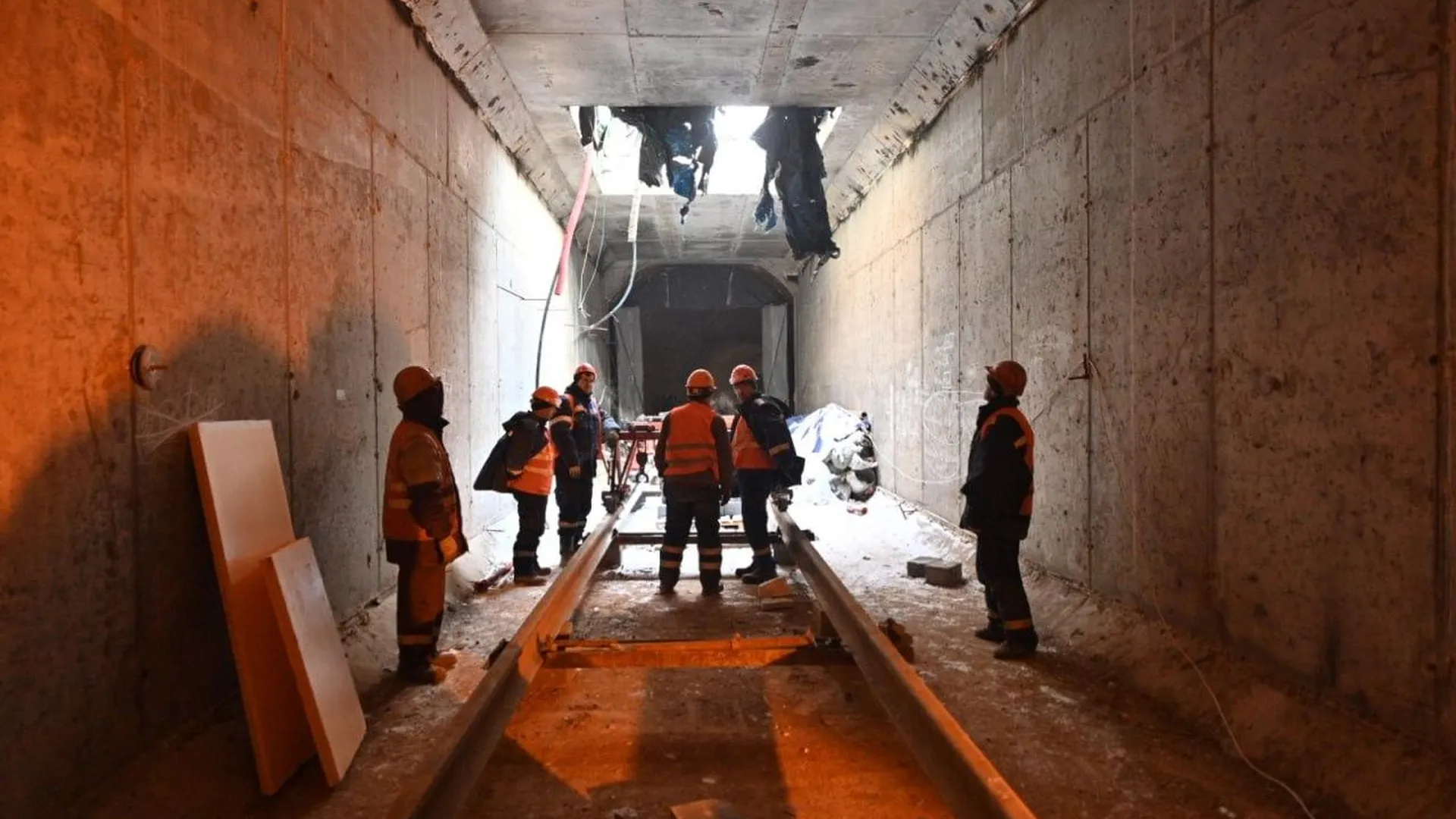 В Москве завершают строительство станции метро «Бачуринская»