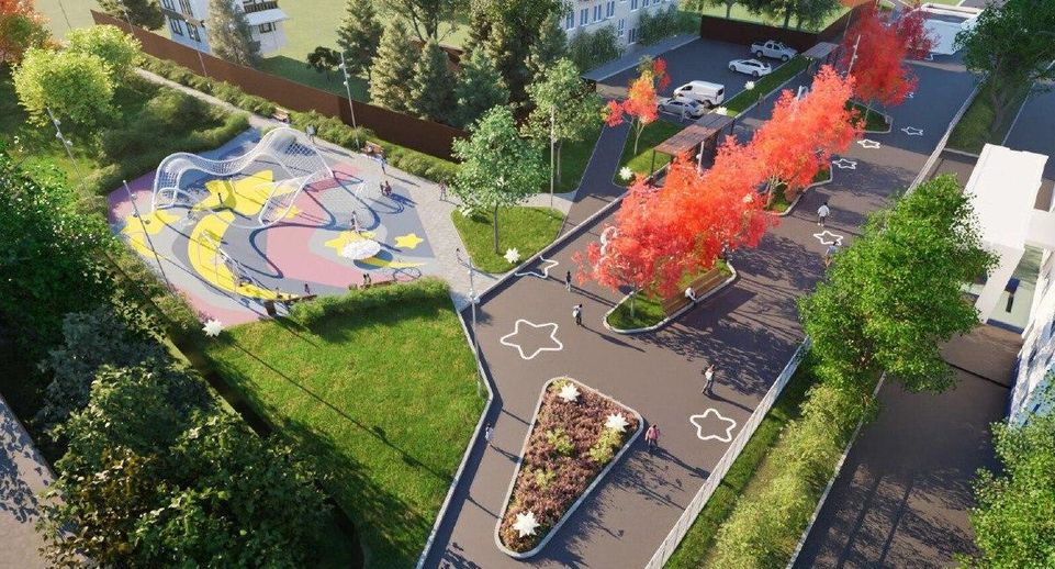 Сквер в поселке Красково Люберец планируют благоустроить в космическом стиле