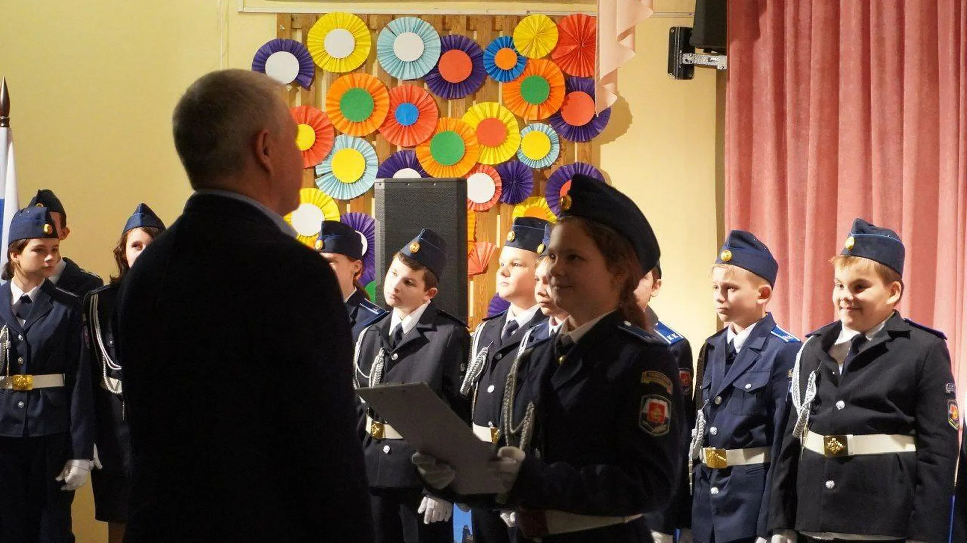 Посвящение в кадеты состоялось в лице №14 Жуковского