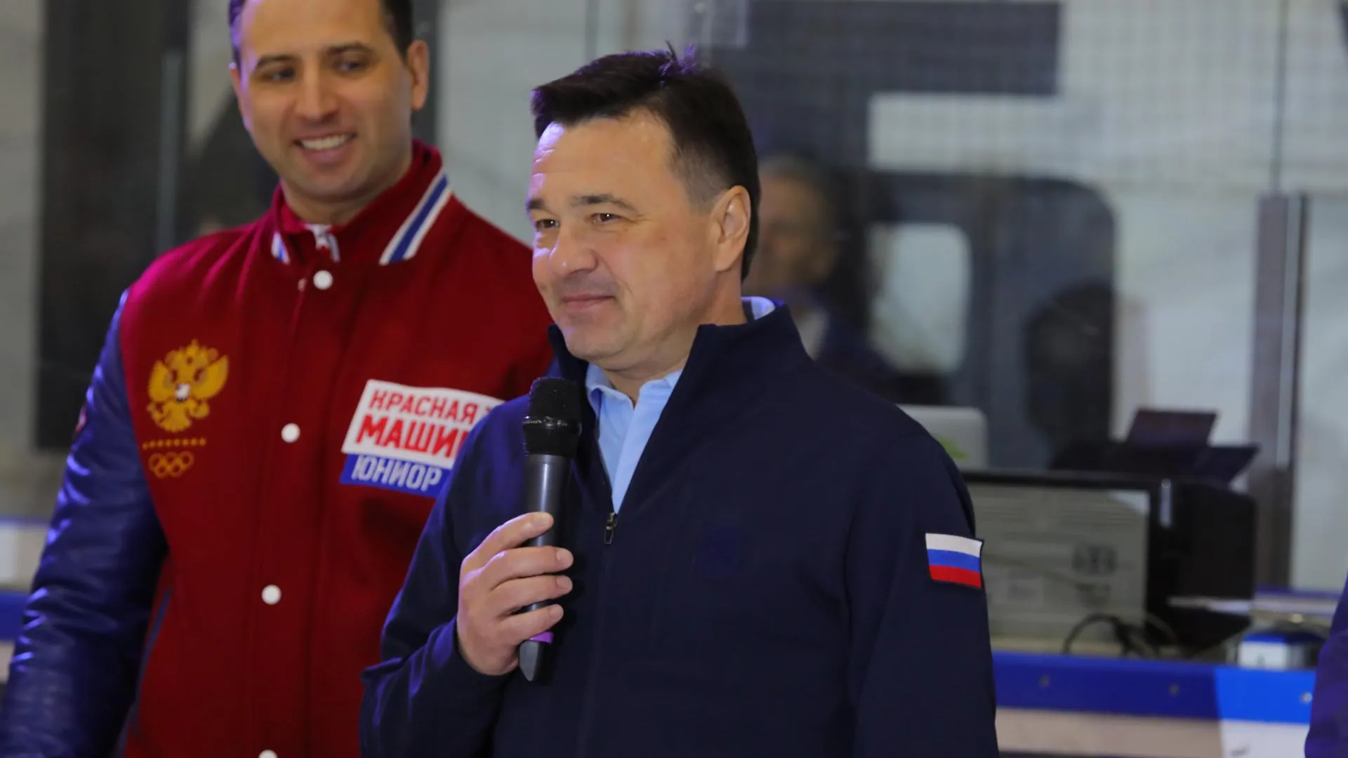 Андрей Воробьев открыл «Кубок Юнисон» по хоккею в Красногорске