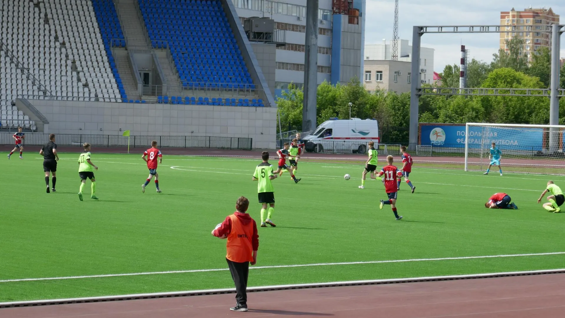 Подольская команда победила и вышла на первую строчку Юношеской футбольной лиги (Центр)