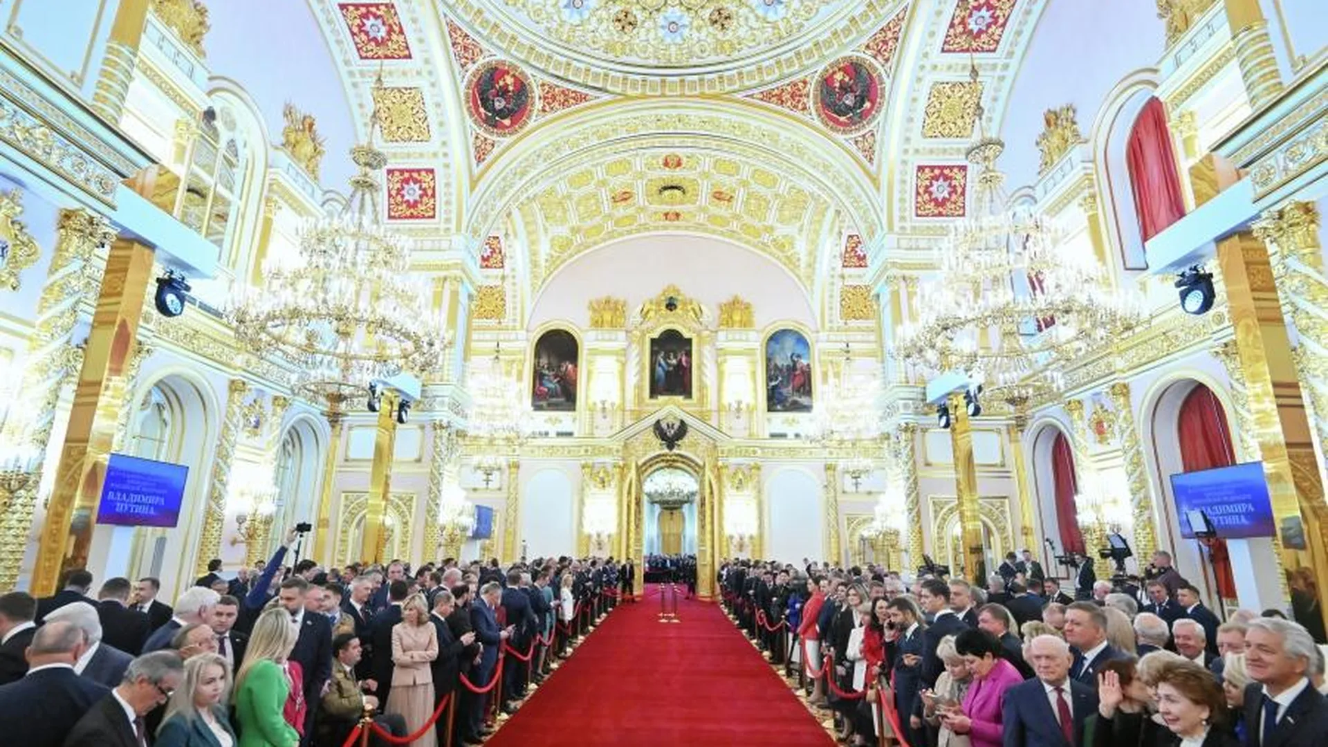 Началась инаугурация президента России Владимира Путина