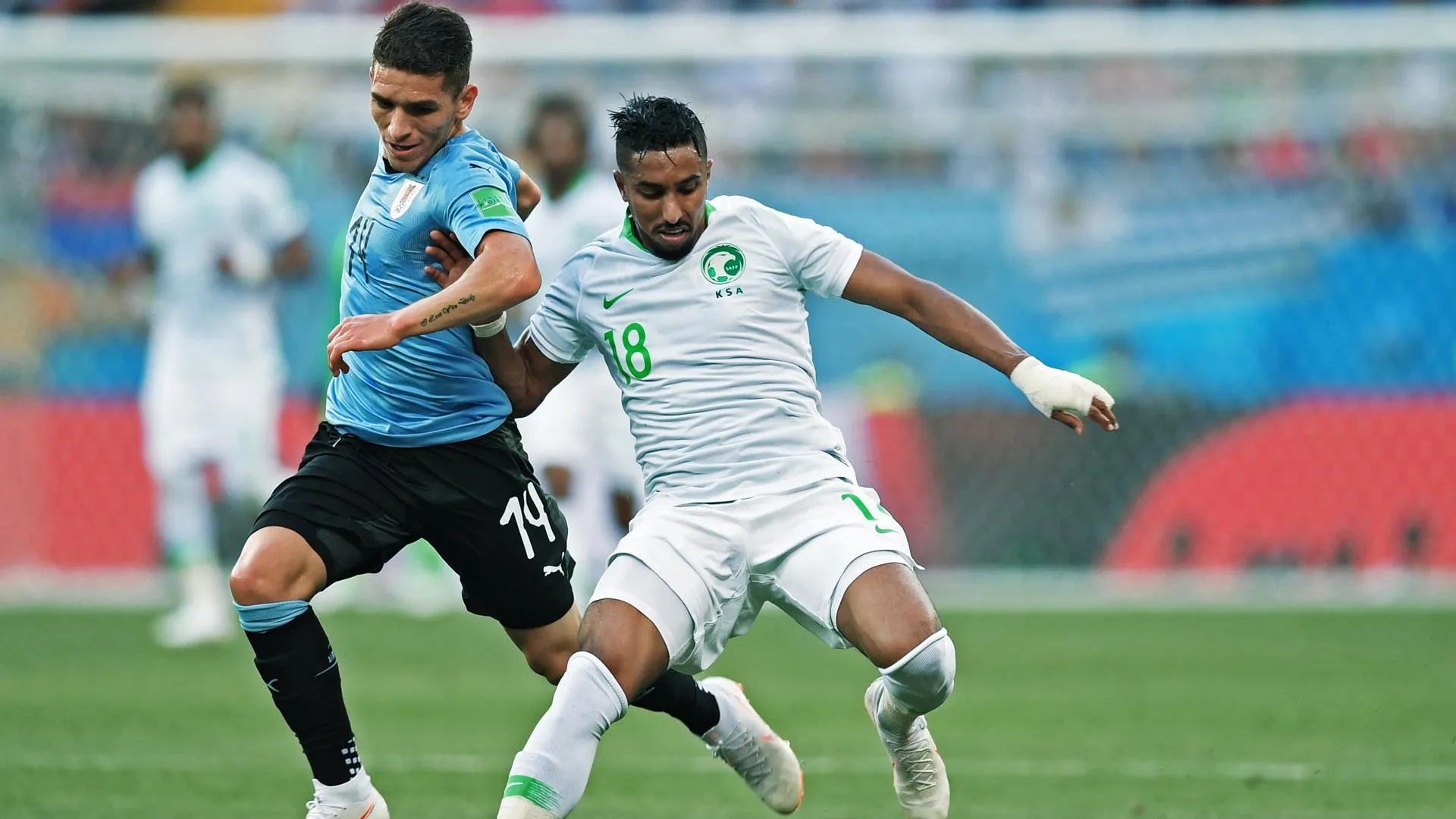 Сборная Уругвая обыграла команду Саудовской Аравии со счетом 1:0