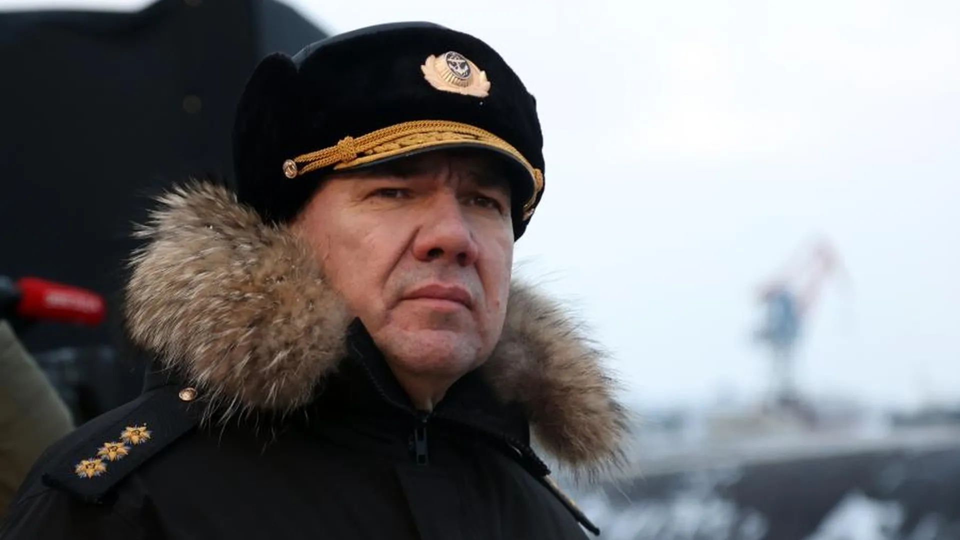 Командующий Северным флотом Военно-морского флота России адмирал Александр Моисеев