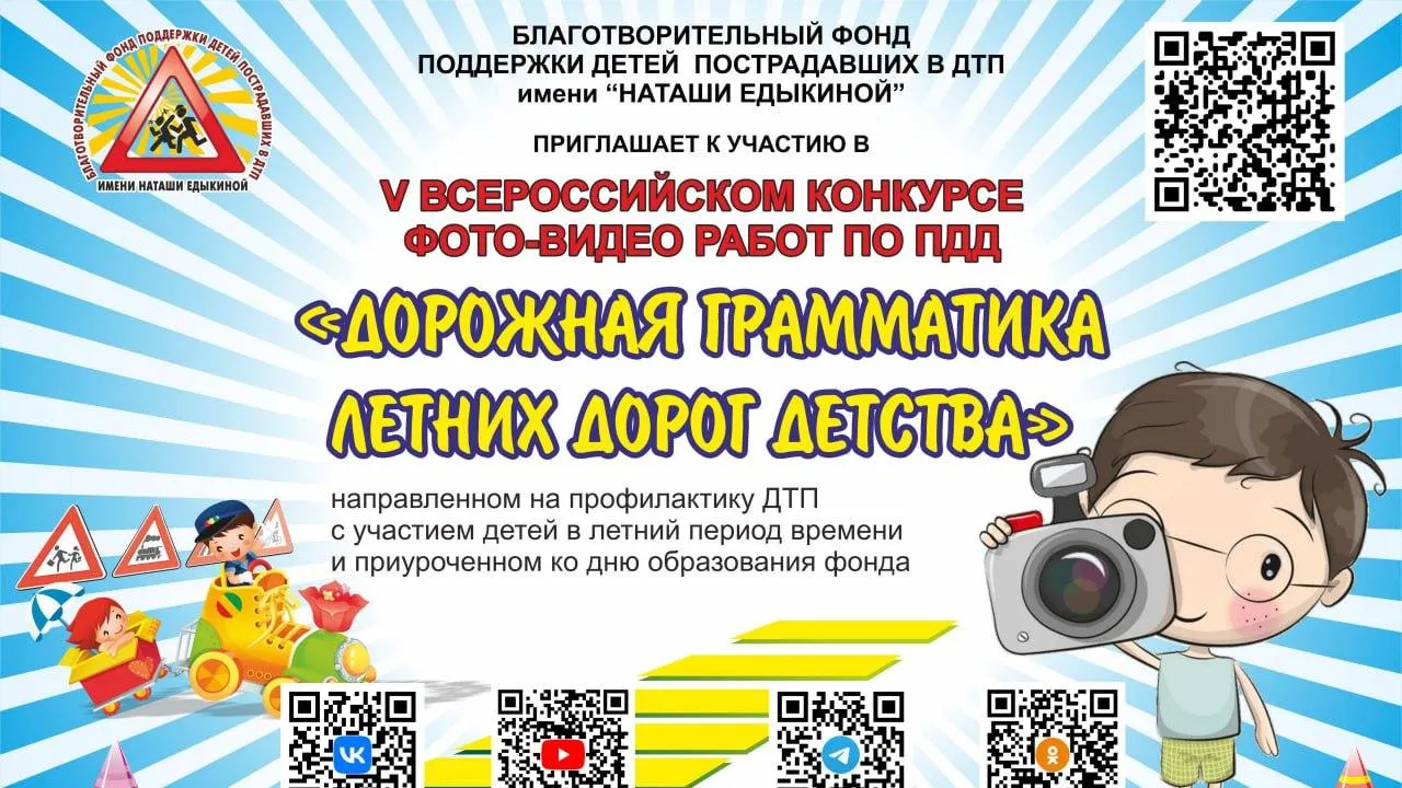 В Подмосковье пройдет конкурс по ПДД «Дорожная грамматика летних дорог  детства» | РИАМО