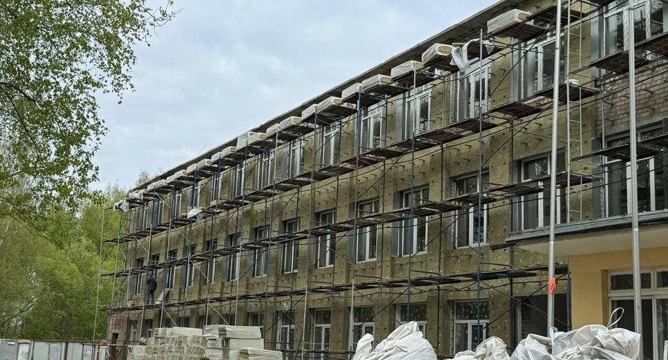 Строительная готовность Демиховского лицея в Орехово-Зуево составляет более 30%