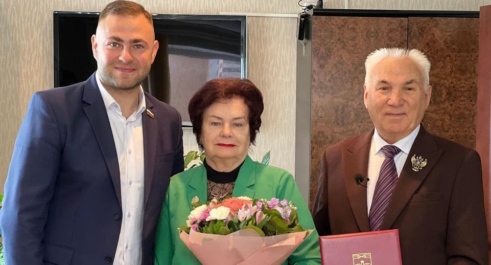 В Красногорске поздравили пару с 55-летием совместной жизни