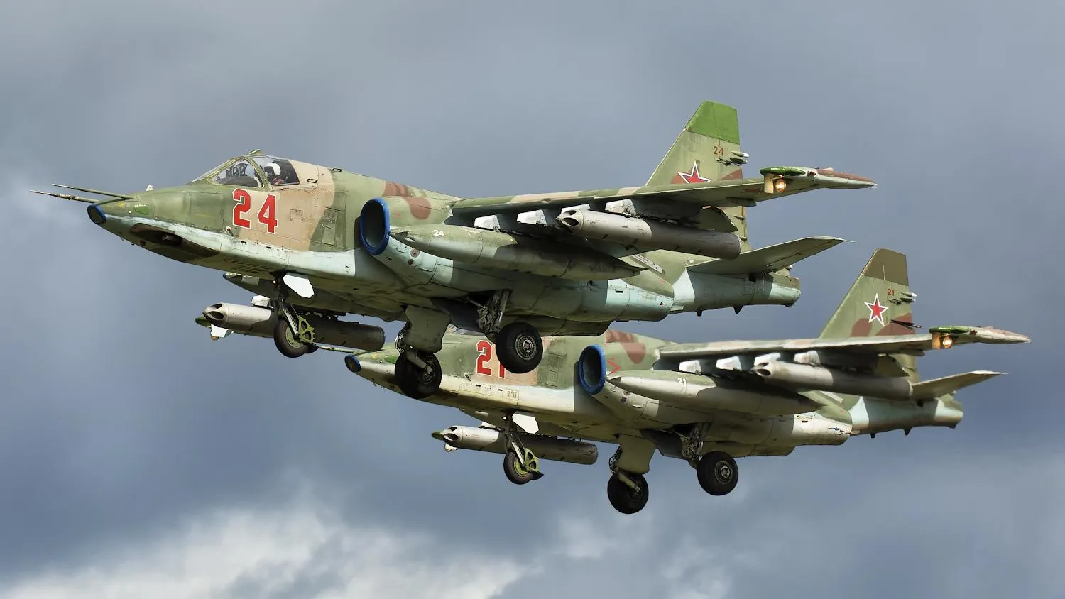 Штурмовик Су-25 разбился на учениях в Грузии