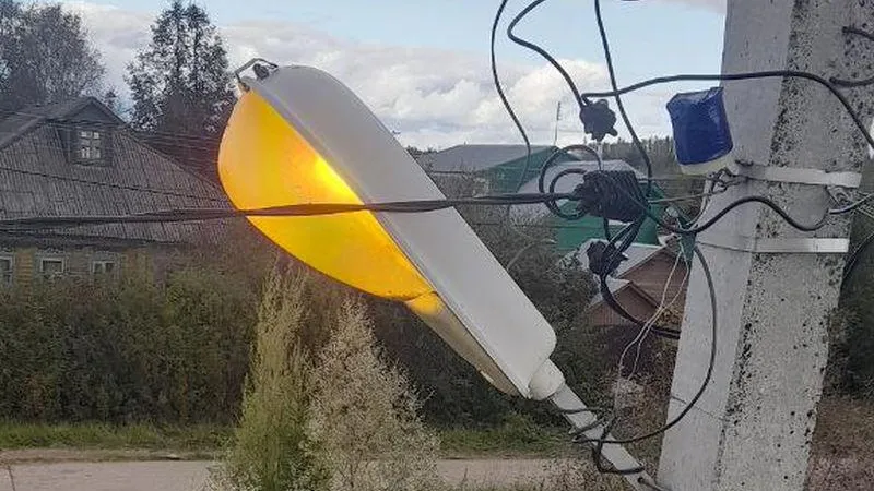 В Рузском округе поменяли лампы в фонарях после жалоб жителей