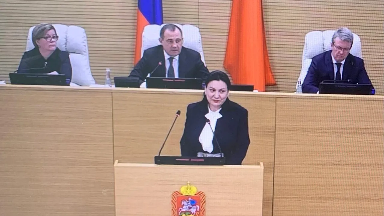 И. о. бизнес-омбудсмена Подмосковья выступила с докладом на заседании Мособлдумы