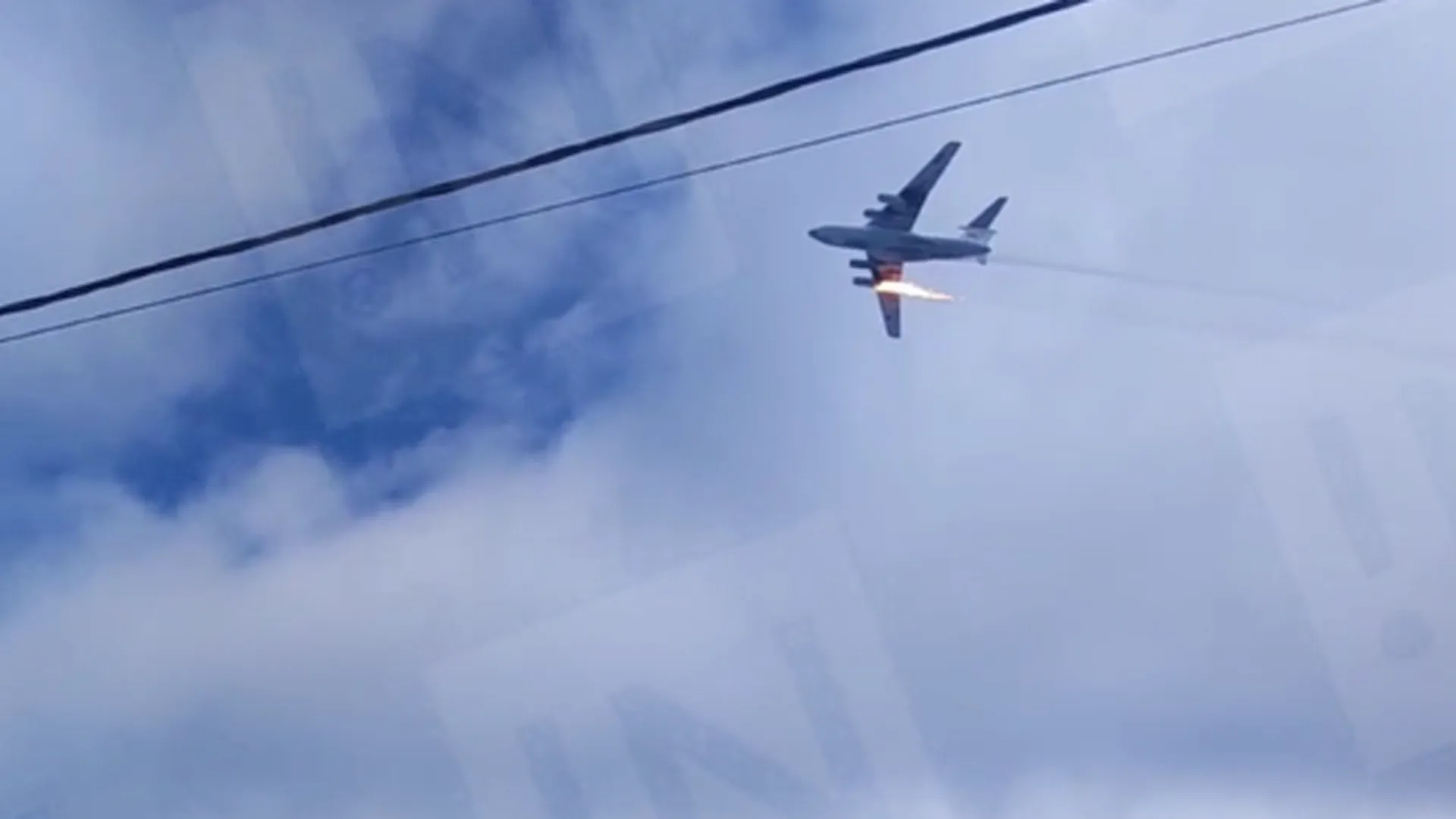 112: военно‑транспортный самолет Ил‑76 рухнул в Ивановской области