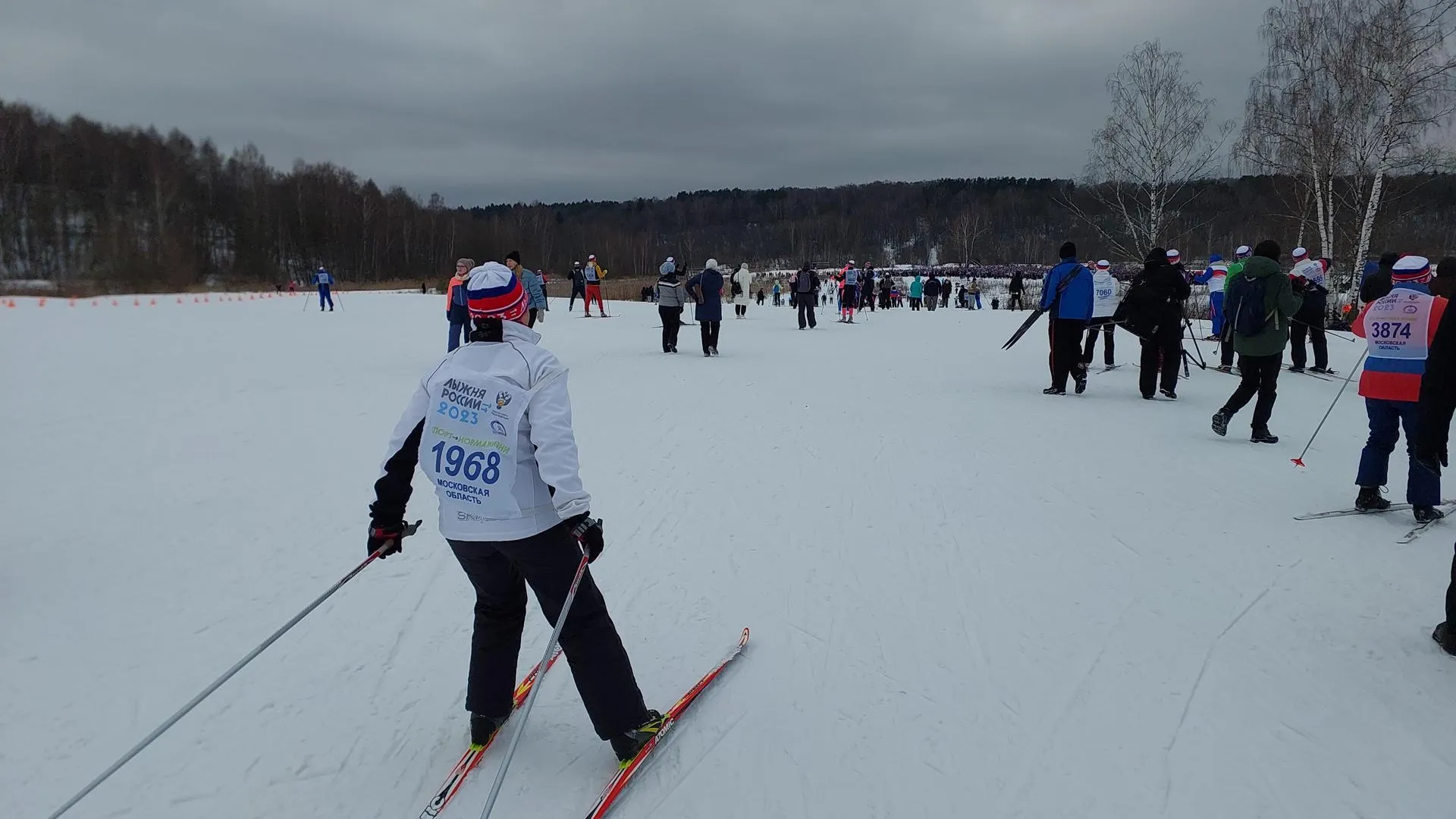 15 тысяч спортсменов приняли участие в «Лыжне России» в Химках