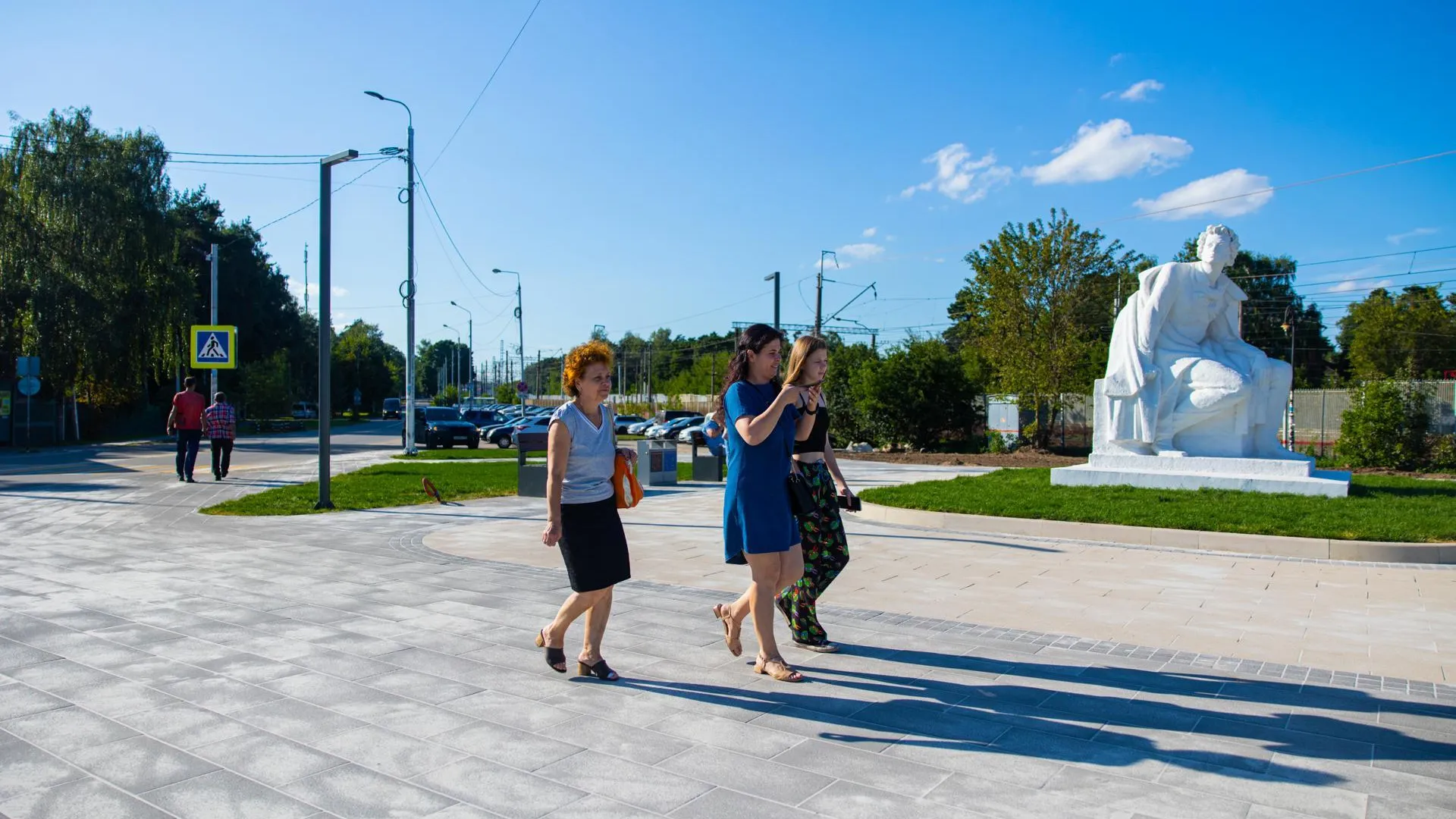 В Люберцах завершили работы по благоустройству на территориях у станций МЦД‑3