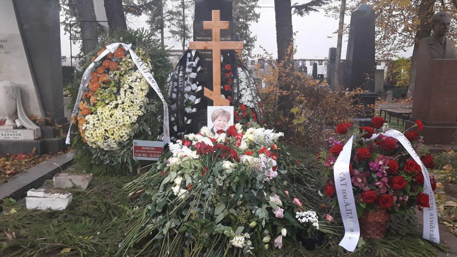 Могила Мордюковой На Новодевичьем Кладбище Фото