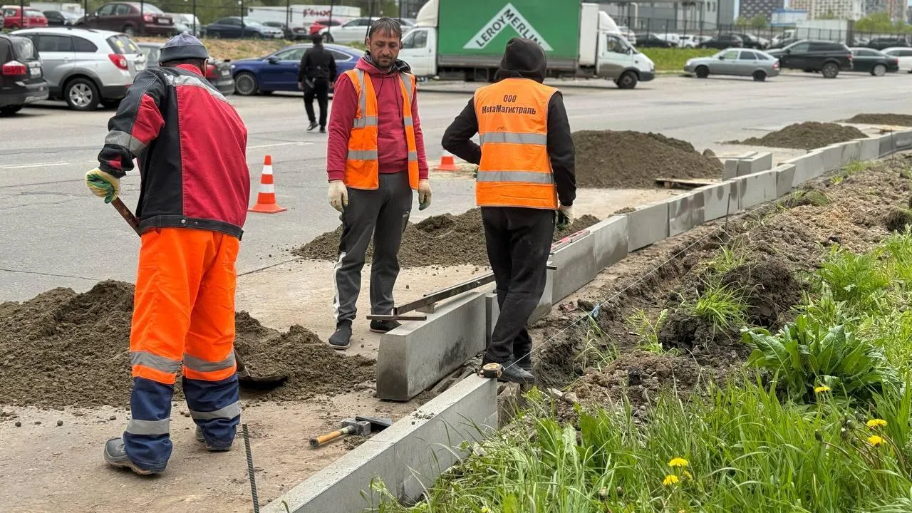 В Ленинском округе продолжается ремонт дорог