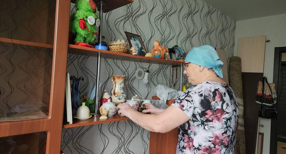 Жительница Егорьевска из аварийного дома переехала в новую квартиру