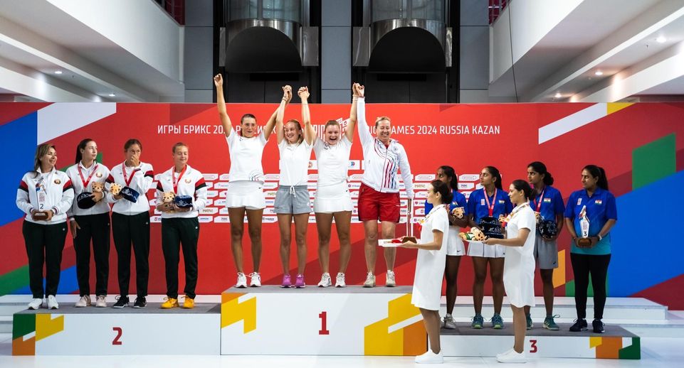 Подмосковная теннисистка завоевала золотую медаль на играх БРИКС