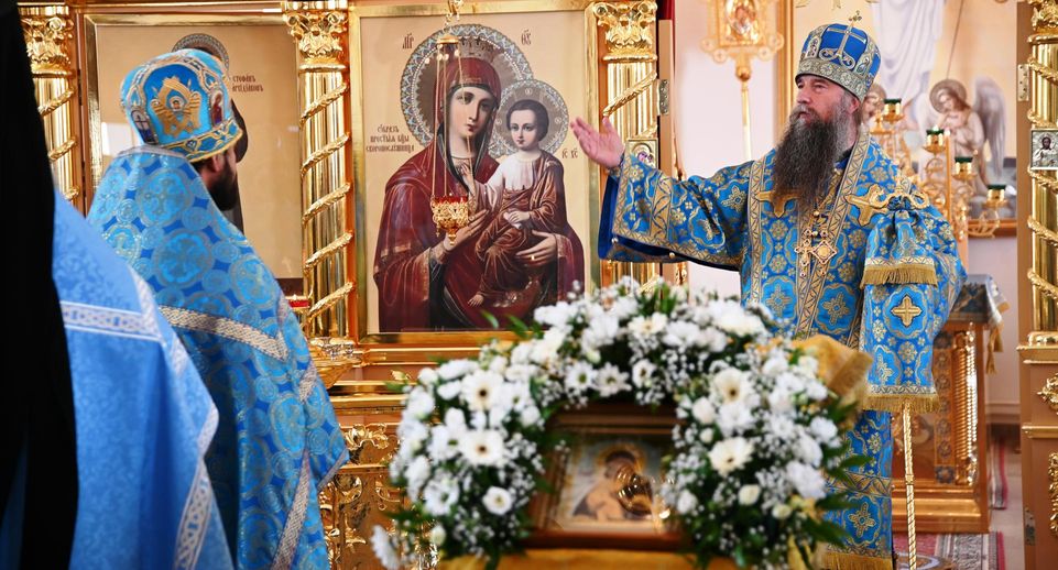 Епископ Сергиево-Посадский и Дмитровский провел богослужение в храме ИК № 1