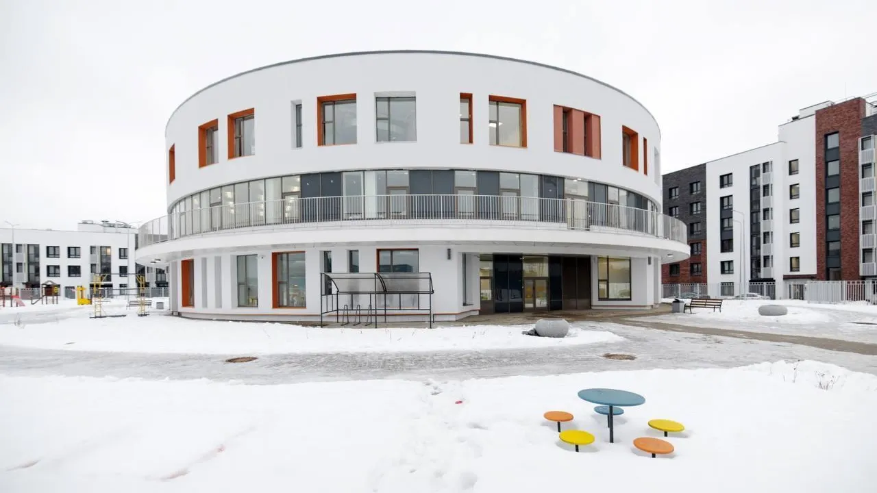 Детский сад на 180 детей в форме цилиндра в Подольске получил кадастровый номер