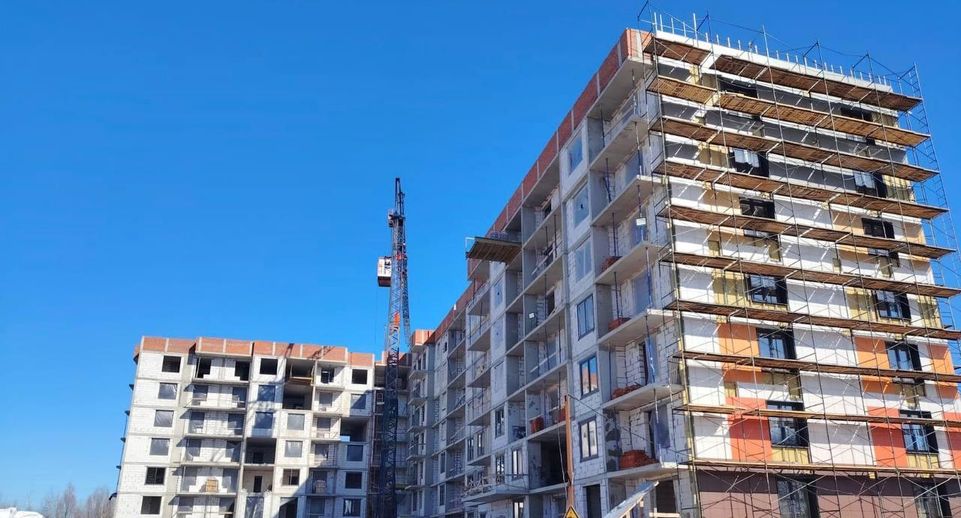 Стройготовность дома для переселенцев из аварийного жилья в Шатуре превысила 55%