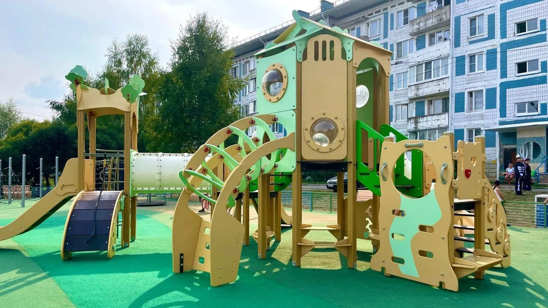Новые детские игровые площадки установили в Талдомском округе по народной программе ЕР