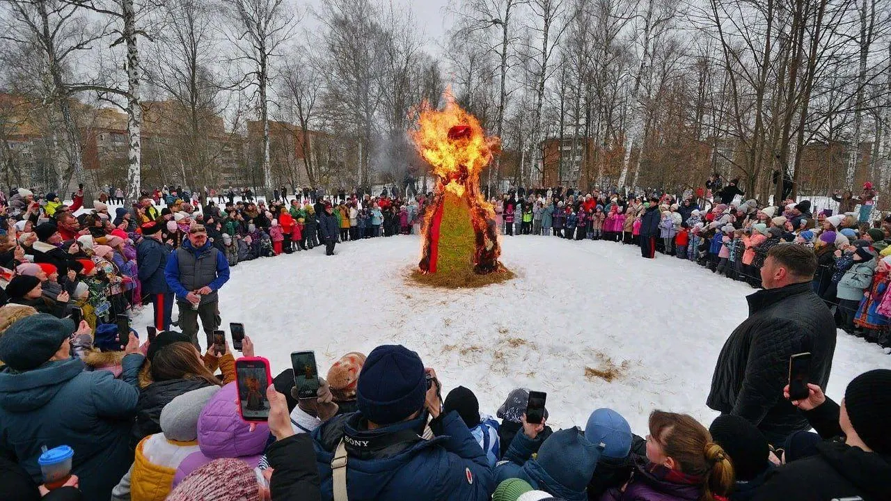 Масленичные гулянья прошли в Ступине